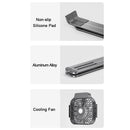 Foldable Laptop Stand With Cooling Fan , Portable Heat Dissipation Cooler