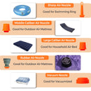 Mini Air Pump For Mattress Mat Camping Outdoor Portable Electric Inflator