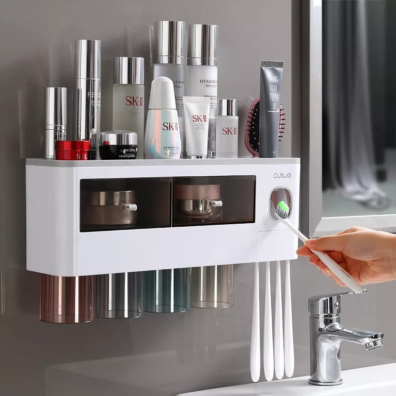 Toothbrush Holder Automatic - Magnetic Adsorption Inverted